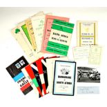 Sporting memorabilia, Rugby Union, 1961. Collection of Five Nations, international, touring and club