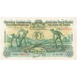 Banknotes. Ireland, Currency Commission Consolidated Banknote, 'Ploughman' The Royal Bank of