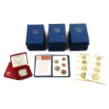 Coins, Britain, Decimal Currency Board, 50 "Britain's First Decimal Coins" coin sets, 10 pence to