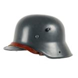 Replica German WWI M1918 Stahlhelm helmet. with chin-strap and liner.