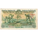 Banknotes. Ireland, Currency Commission Consolidated Banknote, 'Ploughman' The Bank of Ireland,