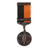 1917-21 Irish War of Independence Service Medal with comhrach bar, to an unknown recipient.