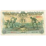 Banknotes. Ireland, Currency Commission Consolidated Banknote, 'Ploughman' The Bank of Ireland,