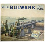 Wills's Bulwark cut plug 1932 show card. An advertising show card, produced at the time of the