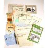 Railway memorabilia. A collection of Irish railwayana including share certificates Waterford,