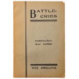 Mac Suibhne, Toirdhealbhach [Terence MacSwiney]. Battle-Cries [poems], 1918, no printer (for the