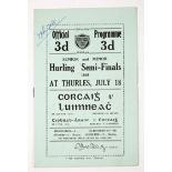 Gaelic Athletic Association, GAA, 1948 Munster Hurling Semi-Finals, Cork v Limerick, official