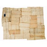 Napoleonic-wars, Royal Navy documents, 1805-1817 relating to Lieutenant John Hackney. Letters signed