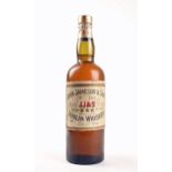 Whiskey. John Jameson and Son, Dublin Whiskey, bottled by John Broder, Rosemary Square, Roscrea.