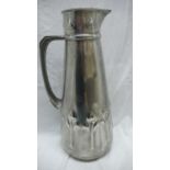 Liberty & Co. Tudric Pewter large jug with stylized tulip decoration, No. 051, Ht. 34.5 cms