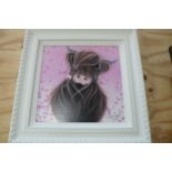 Jennifer Hogwood, Sweet Heart Limited Edition embellished print 1/150, signed, certificate verso, 16