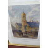 Edward Christian Quayle (1872 - 1946), Old St Matthews, Douglas Isle of Man, watercolour, signed, 14