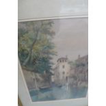 Wiletebury?,Venice canal scene, watercolour, 14 X 10ins, signed and dated 1898