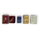 A small collection of assorted vintage card games including a full deck of Goodall’s playing