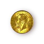 A George V 1913 22ct gold half-Sovereign, gross weight approximately 4.0g