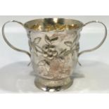 WITHDRAWN: An George III silver and silver-gilt two-handled porringer by Benjamin Bickerton