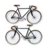 A Pashley Clubman Road Bike/ Cycle, blue 20.5" frame, Brooks Swift brown saddle, Sturmey-Archer: the
