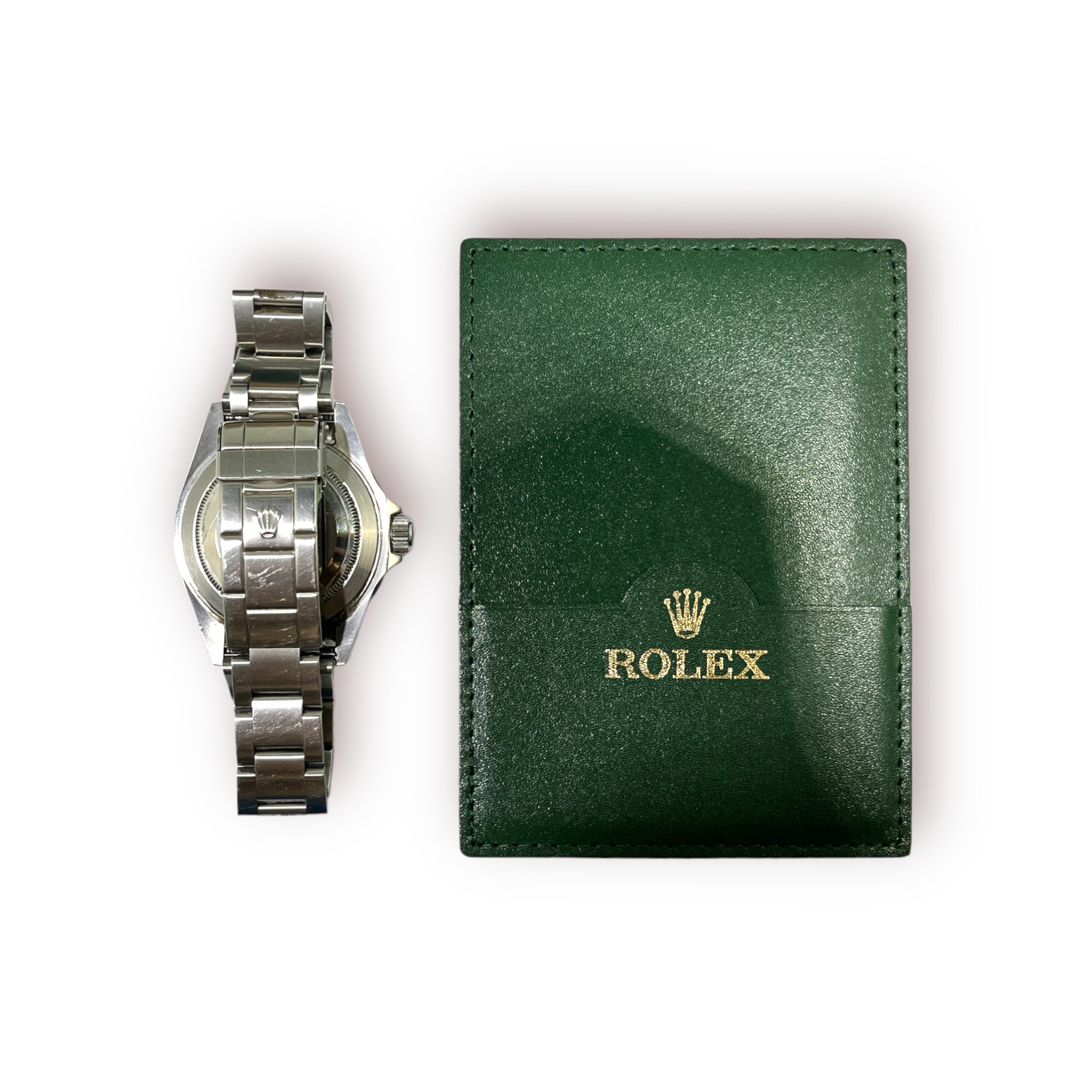 A gents stainless steel Rolex Submariner model ‘16610TLV’, ‘The Kermit’, C.2004, the black dial with - Image 4 of 5