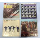 Four various early pressing 'The Beatles' vinyl LP albums in original sleeves, to include 'Help! -