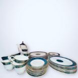 A Royal Doulton ‘Carlyle’ H.5018 pattern tea and dinner service, comprising eight dinner plates,