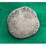 A Tower Mint Charles 1st hammered halfcrown, 1625-42. Triangle in Circle mintmark' Irregular flan.