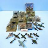 Fifteen various Amercom Aircraft Collection die-cast scale model planes, together with twelve