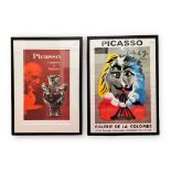 A limted edition Picasso poster, 'Picasso Ceramiste a Vallauris,' numbered in pencil 254/300, 58x37,