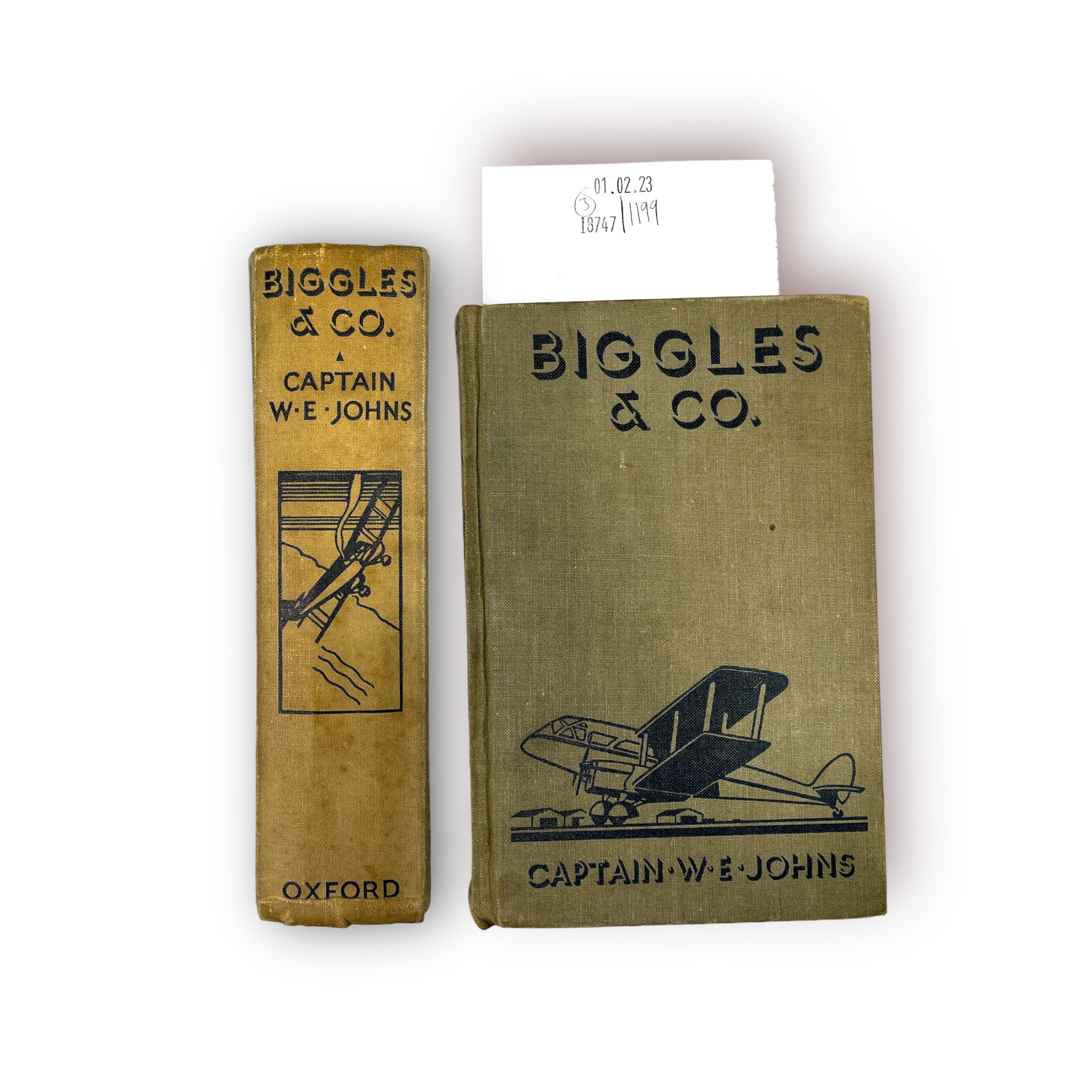 Johns, Capt. W.E. Three volumes, 'Biggles & Co.', First Edition, Published by The Oxford - Image 3 of 4