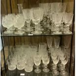 A large quantity of boxed Edinburgh Crystal glassware, to include, six large whiskey tumblers,