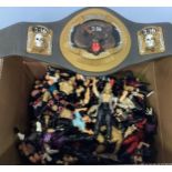 A large quantity of WWE / WWF / WCW wrestlers and some accessories - approx. 75 wrestling figures by