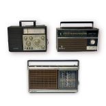 Three various Grundig radios comprising models: Concert Boy 1100, Yacht Boy and Ocean Boy 820