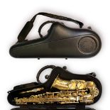 A Henri Selmer Super Action 80 Series II Alto Saxophone, lacquered brass finish, N.595897 / early