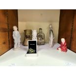 Assorted mixed ceramics including two Lladro figures a Royal Doulton figure of a child ‘This