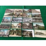 A small collection of more than 50 standard-sized postcards of Gibraltar – all show in three photos.