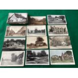 A collection of more than 70 standard-size postcards of Ringwood and the surrounding area, including