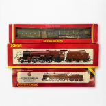 Three boxed Hornby Railways ‘OO’ gauge locomotives and tenders, comprising, R.2313 LMS 4-6-2