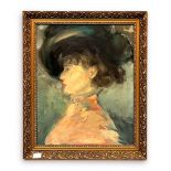 Wagner (20th Century), After Edouard Manet, 'Lady Wearing Hat - Irma Brunner,' inscribed verso '