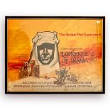 Film Poster: Lawrence of Arabia, Qaud size/ landscape format], printed by Lonsdale and