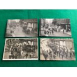 Ten real photographic postcards of Littlehampton carnival, including street processions involving