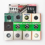Fifteen various 7" vinyl singles and EPs by The Beatles and related artists, to include, ‘Twist