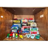 Approximately 90 boxed and loose die-cast scale model vehicles by Corgi, Maisto, Matchbox, Models of