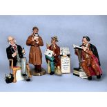 Four Royal Doulton figures, including, ‘The Professor’ H.N. 2281, ‘The Detective’ H.N. 2359, ‘Stop