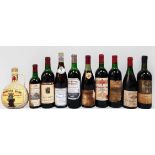 Ten various bottles of wine, to include, one bottle of Imperial Gran Reserva Rioja, Cosecha, 1966,