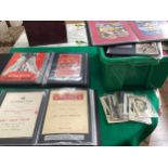 Dozens of old theatre and stage programmes and related ephemera both loose in in albums – many