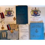 A collection of WW2 ephemera and medals for ‘three brothers’ from Landport/Buckland Portsmouth