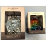 A boxed 175cl Crystal Head Vodka skull bottle, unopened, together with, a boxed 70cl Crystal Head