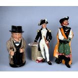 Two Royal Doulton figures, including, ‘The Captain’ H.N. 2260, and ‘Cavalier’ H.N. 2716, together