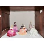 Six Royal Doulton lady figures, including, ‘Daphne’ H.N. 2268, ‘Reverie’ H.N. 2306, ‘My Love’ H.N.