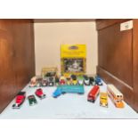 A small quantity of die-cast scale model vehicles by Corgi, MatchboxLledo, Days Gone and Road