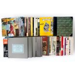 A collection of approximately 70 assorted 12” and 10” vinyl records or varying genres and subject,